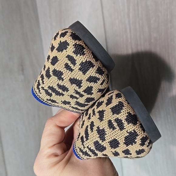 Rothy's Women Leopard Animal Print The Pointed toe flats ballet shoes sz 9.5 - Picture 7 of 13